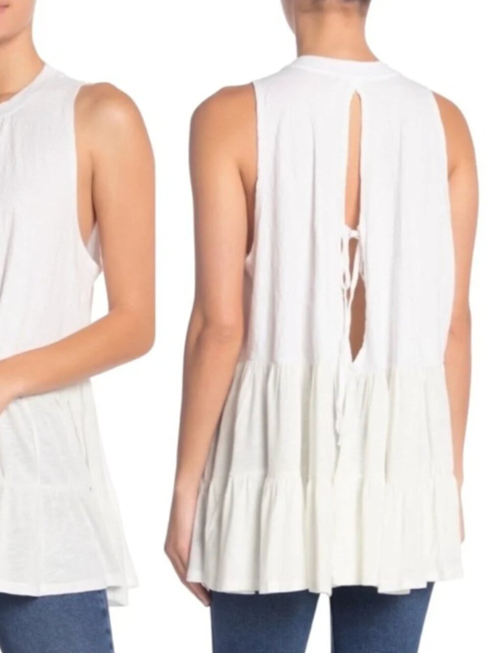 Free People Right On Time Tunic Top - Picture 2 of 5